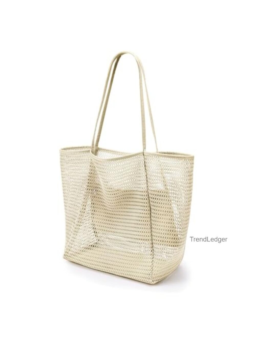 Mesh Quick-Dry Sandproof Beach Tote Bag with Divider